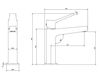 Схема Смеситель для раковины IB Rubinetterie s.p.a. BAGNO TW200 Современный / Скандинавский / Модерн