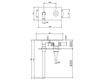Схема Смеситель настенный IB Rubinetterie s.p.a. BAGNO BI207 Современный / Скандинавский / Модерн