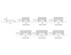 Схема Кровать Norma Inedito IL SOFFICE E LE SUE ESPRESSIONI NOR160 WS Современный / Скандинавский / Модерн