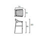 Схема Барный стул KEKKE Piet Boon DINING PBC 01.26.0 Современный / Скандинавский / Модерн