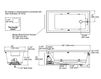 Схема Ванна Underscore Kohler 2015 K-1167-GRW-7 Современный / Скандинавский / Модерн