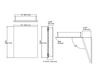 Схема Шкаф для ванной комнаты Kohler 2015 K-99891-NA Современный / Скандинавский / Модерн