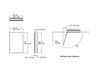 Схема Шкаф для ванной комнаты Catalan Kohler 2015 K-2936-PG-SAA Современный / Скандинавский / Модерн
