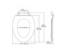 Схема Крышка для унитаза Avantis Quiet-Close Kohler 2015 K-4761-BN-LAW Современный / Скандинавский / Модерн