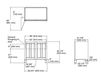 Схема Тумба под раковину Damask Kohler 2015 K-99518-LG-1WB Современный / Скандинавский / Модерн