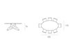 Схема Стол обеденный ECLIPSE Target Point Next TP400 Ар-деко / Ар-нуво / Американский