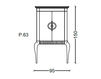Схема Бар Bruno Zampa Avantgarde 2016 FRITZ BAR CABINET Ар-деко / Ар-нуво / Американский