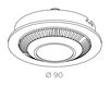 Схема Встраиваемый светильник BPM Lighting 2016 20024 Современный / Скандинавский / Модерн