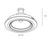 Схема Встраиваемый светильник BPM Lighting 2016 3165 Современный / Скандинавский / Модерн