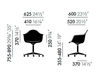 Схема Кресло PACC Vitra. 2016 440 356 00 Современный / Скандинавский / Модерн