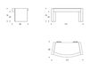 Схема Стол письменный Chiclac Smania Industria mobili spa Lines SCCHIC01 1 Ар-деко / Ар-нуво / Американский