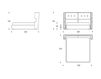 Схема Кровать WILLIAM US STANDARD KING SIZE Smania Industria mobili spa Master Mood LTWILLIA02 Современный / Скандинавский / Модерн