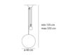 Схема Светильник AGGREGATO SALISCENDI Artemide S.p.A. 2016 A033100 A089412 Минимализм / Хай-тек