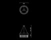 Схема Светильник SOLARIS CTO Lighting  2017 CTO-01-240-0001 Современный / Скандинавский / Модерн