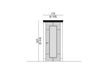 Схема Дверь деревянная VANITY Minotti Collezioni srl 2017 1220.16 Ар-деко / Ар-нуво / Американский