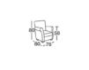 Схема Кресло LUCY IDP Romantic 379 armchair Ар-деко / Ар-нуво / Американский