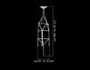 Схема Светильник PEONIA - CONCUBINA Fortuny Lamps 2017 09 PEO Восточный / Японский / Китайский