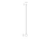 Схема Светильник Michael Anastassiades 2017 Pendent 150 - Pendant Rod or Flex Минимализм / Хай-тек