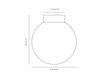 Схема Светильник Michael Anastassiades 2017 Sconce 250 - Ceiling & Wall Mounted Минимализм / Хай-тек