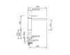 Схема Смеситель для раковины Gaboli Fratelli srl OPEN_SPACE 3403 Современный / Скандинавский / Модерн