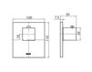 Схема Смеситель термостатический Graff AQUA-SENSE 5119500 Минимализм / Хай-тек