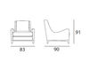 Схема Кресло Renoir Atelier do Estofo Tech Specs - Index Renoir ARMCHAIRS Современный / Скандинавский / Модерн
