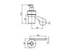Схема Дозатор для мыла Graff SENTO 5104750 Минимализм / Хай-тек