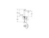 Схема Смеситель для раковины Eurocube Grohe 2016 23406000 Современный / Скандинавский / Модерн