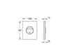Схема Накладная панель для смывного бачка Nova Light Grohe 2016 38809000 Современный / Скандинавский / Модерн