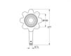 Схема Лейка душевая Rainshower Icon 100 Grohe 2016 26115TY0 Современный / Скандинавский / Модерн
