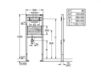 Схема Каркас для монтажа сантехники Rapid SL Grohe 2016 38544000 Современный / Скандинавский / Модерн
