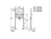 Схема Каркас для монтажа сантехники Rapid SL Grohe 2016 38557001 Современный / Скандинавский / Модерн