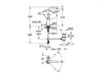 Схема Смеситель для раковины Atrio OHM 7° Grohe 2016 32129001 Современный / Скандинавский / Модерн