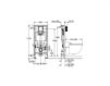 Схема Каркас для монтажа сантехники Rapid SL Grohe 2016 39112000 Современный / Скандинавский / Модерн