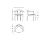 Схема Стул с подлокотниками B.D (Barcelona Design) 2018 GAULINO chair