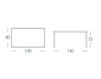 Схема Стол для террасы BALTO Eurosedia Design S.p.A. 2018 637071 Современный / Скандинавский / Модерн