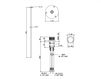 Схема Душевой кронштейн Bongio INOX 3 1 6 70977ASRP
