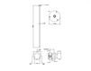 Схема Душевой кронштейн Bongio INOX 3 1 6 73977ASRM