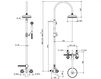 Схема Душевая система Bongio CLASSIC 05536CR00D