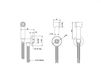 Схема Гигиенический душ Bongio SHATTAF AND HYDROBRUSHED TOILET SET 903CRPR