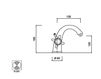 Схема Смеситель для раковины Giulini Kensington SA3761