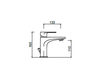 Схема Смеситель для раковины Giulini Linea 6306A