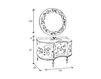 Схема Композиция CANOVA Mobili di Castello Bagni d’autore 6090/LOGC