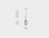 Схема Подвесной фонарь AGAVE Luceplan by gruppo Calligaris 2018 1D4917S00000 