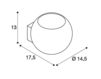 Схема Светильник настенный LIGHT EYE BALL SLV Elektronik  Big White 2019 149032