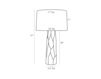 Схема Лампа настольная Townsen Arteriors Home  LIGHTING 17483-594