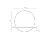 Схема Бра Savion  Arteriors Home  LIGHTING 49240
