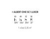 Схема Стул Accento 2019 ALBERT ONE SC1 LUXOR