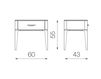 Схема Столик приставной Tosconova 2020 LUNGARNO NIGHTSTANDS
