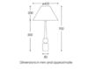 Схема Лампа настольная Tivoli Verde Heathfield 2020 TL-TIVO-ABRS-VERD